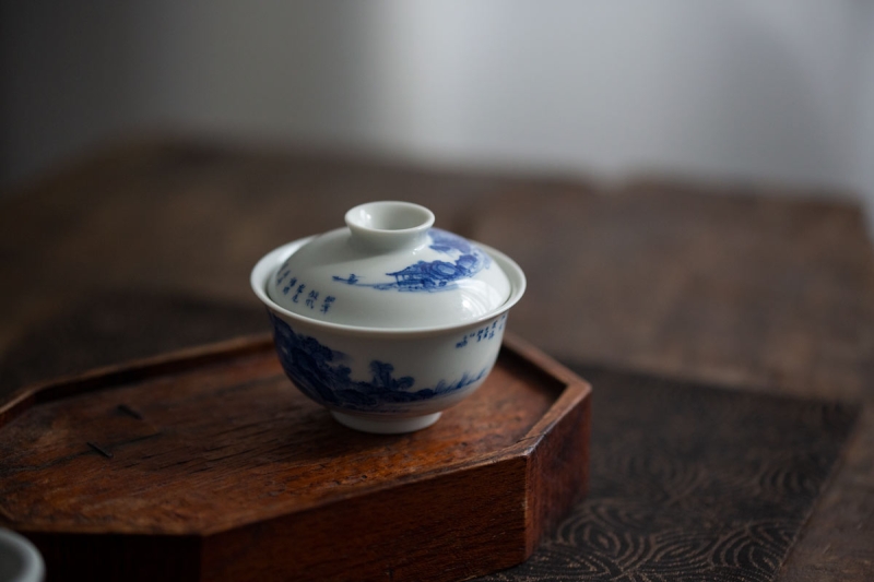 imperial blue gaiwan shanshui 1 | BITTERLEAF TEAS