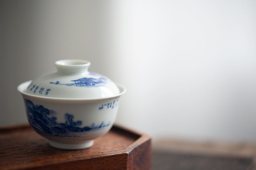 imperial blue gaiwan shanshui 2 | BITTERLEAF TEAS