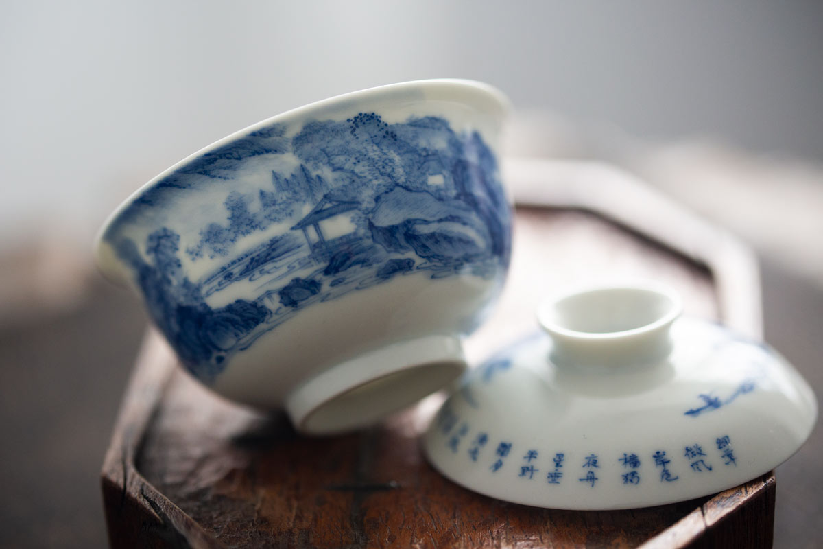 imperial blue gaiwan shanshui 3 | BITTERLEAF TEAS