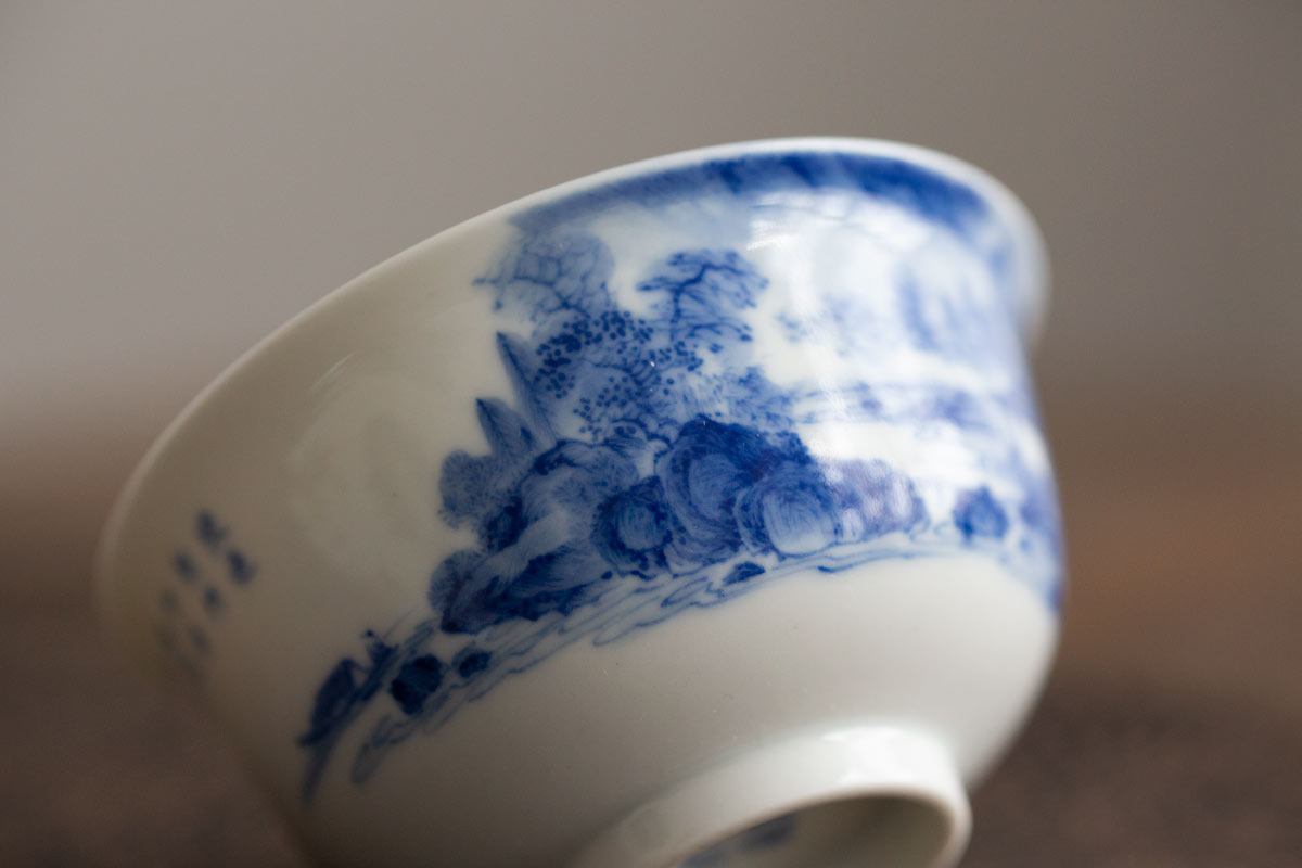 imperial blue gaiwan shanshui 9 | BITTERLEAF TEAS