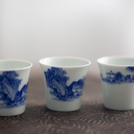 imperial blue mini teacup shanshui 11 | BITTERLEAF TEAS