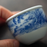 imperial blue teacup shanshui 13 | BITTERLEAF TEAS