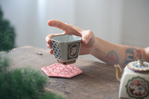 friends of the forest square teacup 2 | BITTERLEAF TEAS