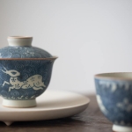 muted qinghua gaiwan deer 2 | BITTERLEAF TEAS