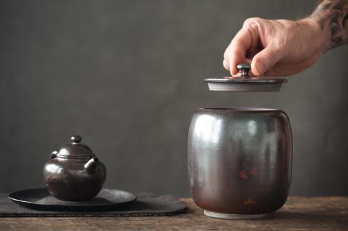 black pearl wood fired jianshui zitao tea jar 1 | BITTERLEAF TEAS