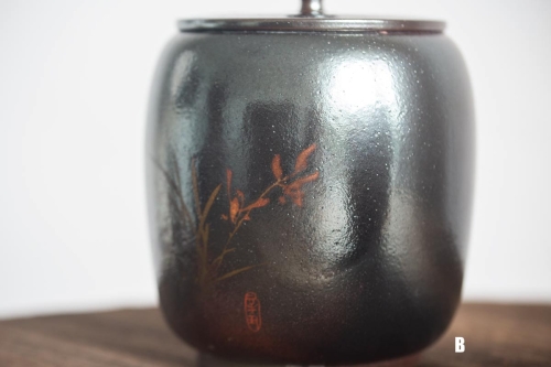 black pearl wood fired jianshui zitao tea jar 8 | BITTERLEAF TEAS