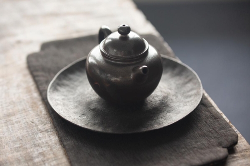 black pearl wood fired jianshui zitao teapot crane 11 | BITTERLEAF TEAS