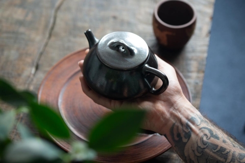 black pearl wood fired jianshui zitao teapot shipiao 8 | BITTERLEAF TEAS