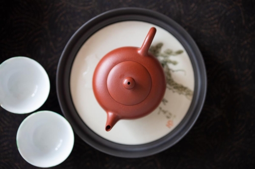 chaozhou clay full moon teapot 11 | BITTERLEAF TEAS