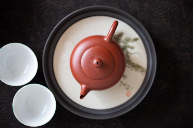 chaozhou clay full moon teapot 11 | BITTERLEAF TEAS