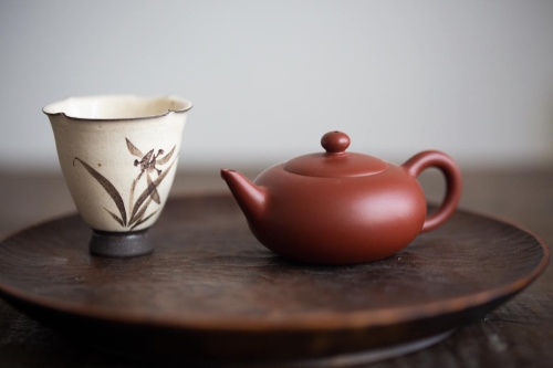 chaozhou clay full moon teapot 7 | BITTERLEAF TEAS