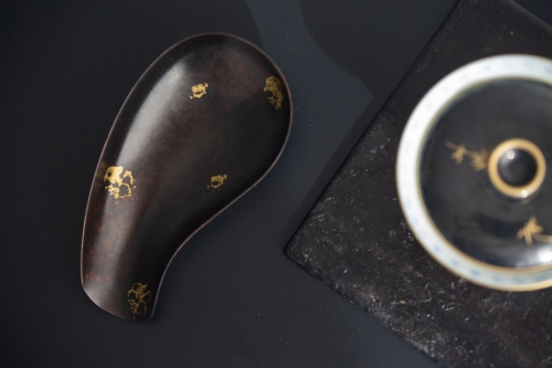 Golden Leaf Chaze Tea Scoop - Image 3