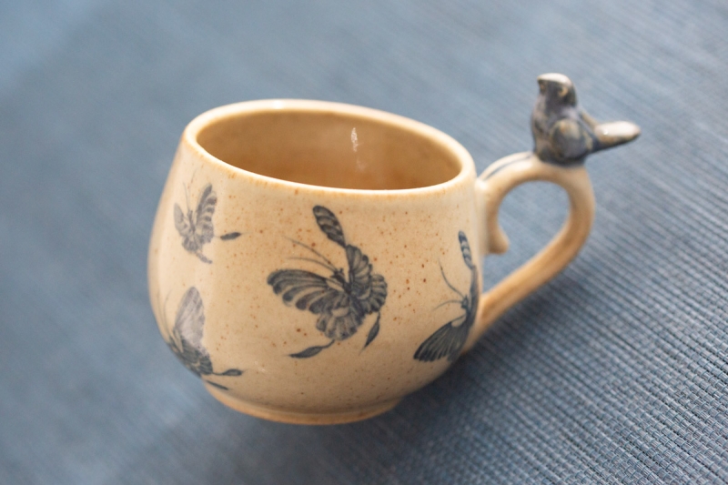 qinghua revival mug bird 1 | BITTERLEAF TEAS