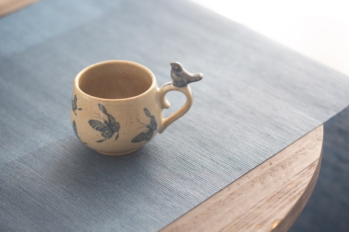 qinghua revival mug bird 2 | BITTERLEAF TEAS