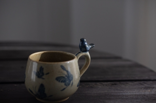 qinghua revival mug bird 4 | BITTERLEAF TEAS