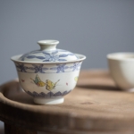 azure gaiwan butterfly 4 | BITTERLEAF TEAS