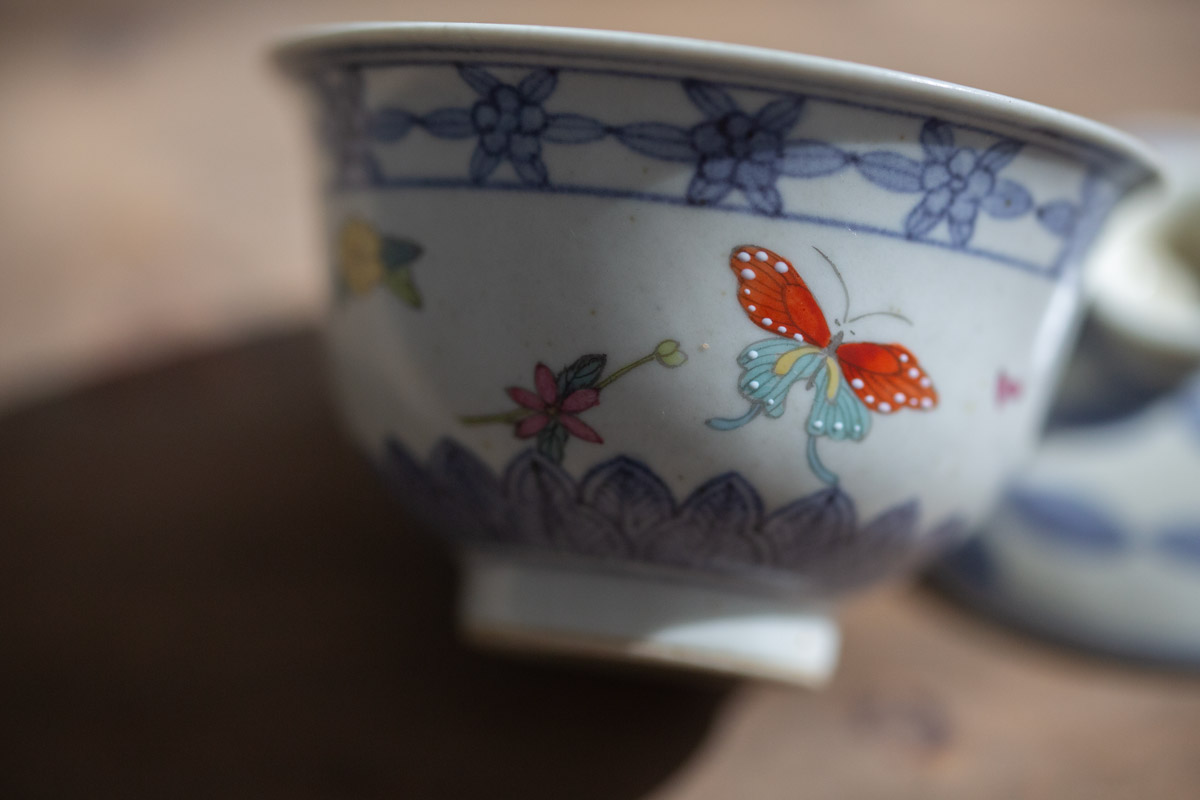 azure gaiwan butterfly 7 | BITTERLEAF TEAS