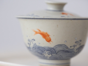 azure gaiwan goldfish 4 | BITTERLEAF TEAS