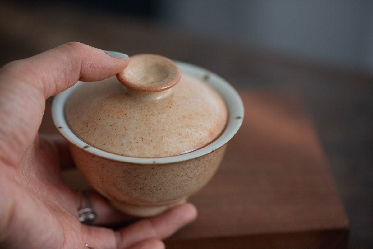 hearth speckled gaiwan 6 | BITTERLEAF TEAS