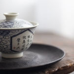 azure qinghua gaiwan grasshopper 4 | BITTERLEAF TEAS