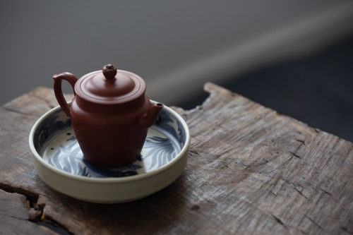 azure qinghua tea tray fish 7 | BITTERLEAF TEAS