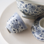 azure qinghua teacup gaiwan vine 6 | BITTERLEAF TEAS