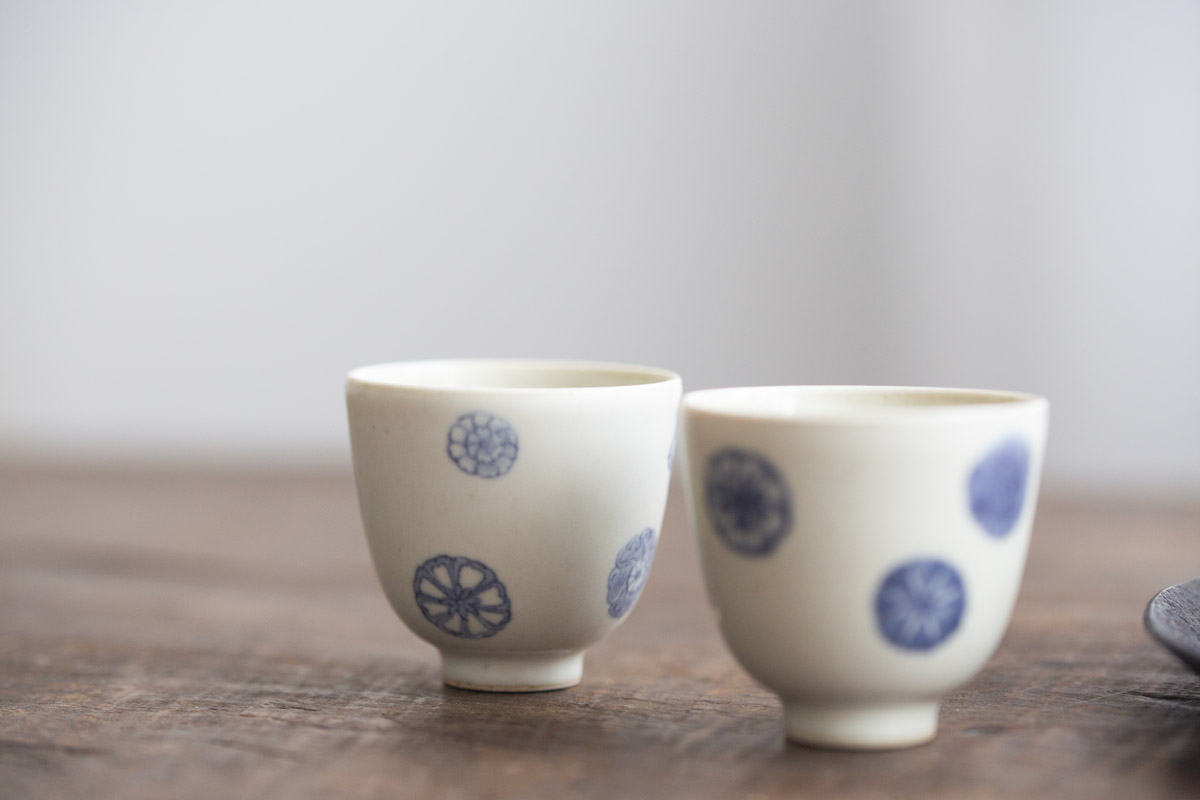 azure qinghua teacup piqiu 2 | BITTERLEAF TEAS