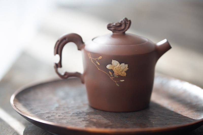 natural habitat jianshui zitao teapot magnolia 2 1 | BITTERLEAF TEAS