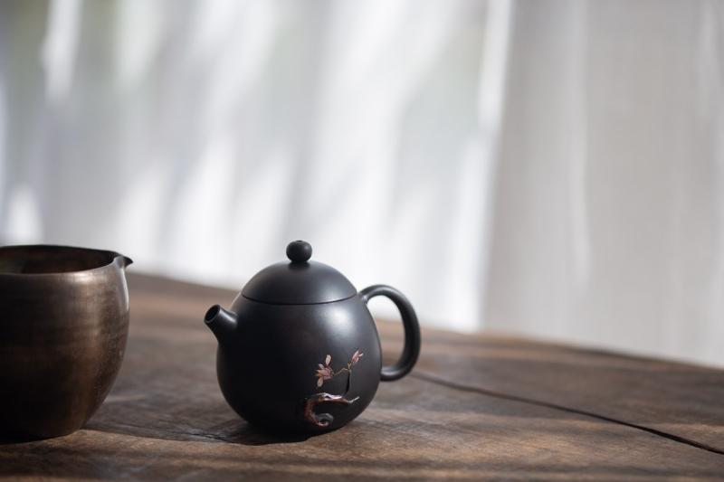 natural habitat jianshui zitao teapot magnolia 6 | BITTERLEAF TEAS