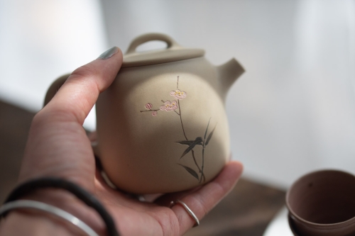 natural habitat jianshui zitao teapot magnolia plum 6 | BITTERLEAF TEAS