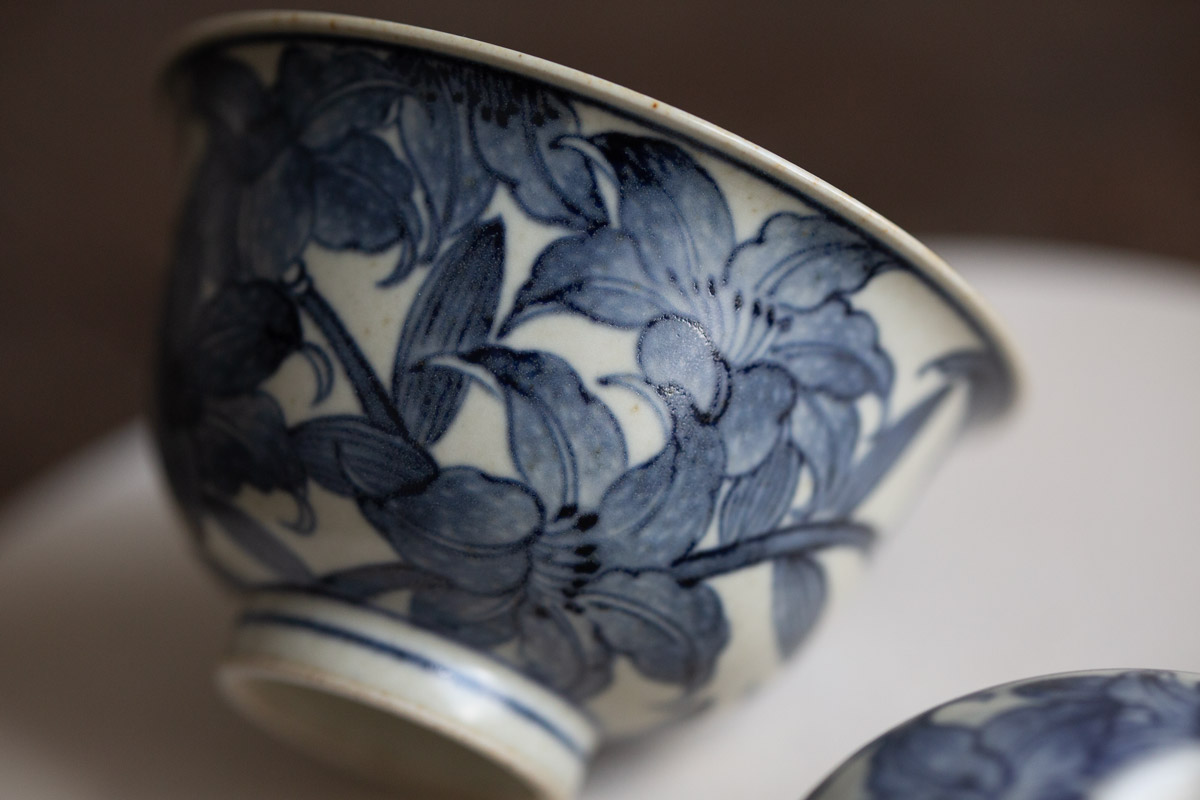 azure gaiwan lily 3 | BITTERLEAF TEAS