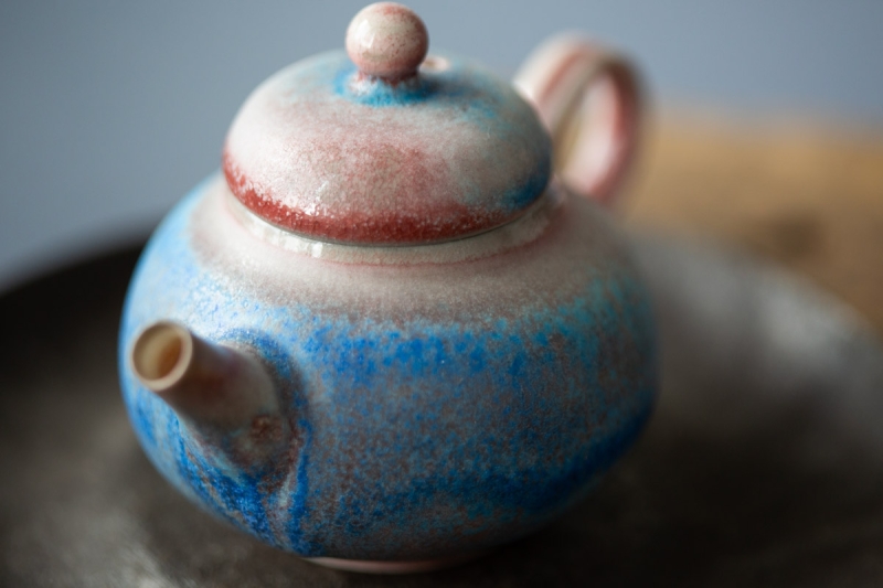 chameleon soda ash wood fired teapot 9 24 2 | BITTERLEAF TEAS