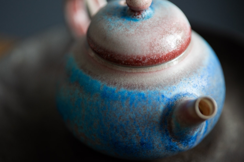 chameleon soda ash wood fired teapot 9 24 4 | BITTERLEAF TEAS