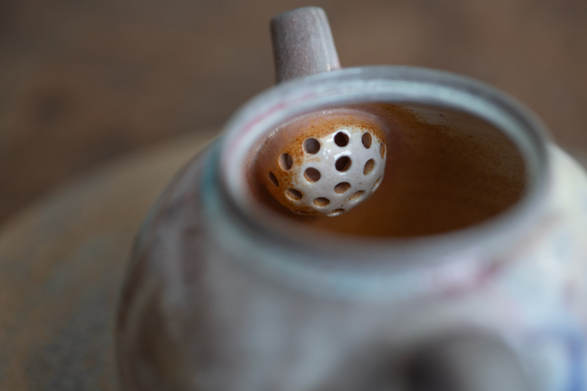 chameleon soda ash wood fired teapot iii 11 24 6 | BITTERLEAF TEAS