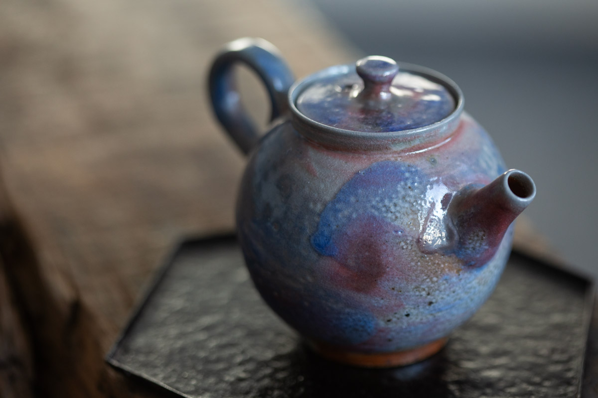 chameleon soda ash wood fired teapot iv 11 24 3 | BITTERLEAF TEAS