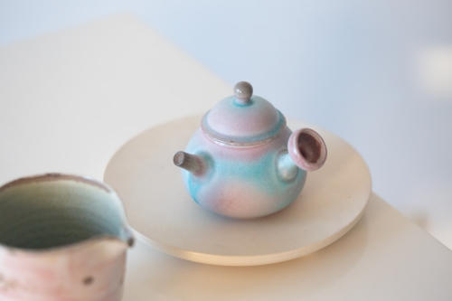 Chameleon Soda Ash Wood Fired Teapot V - Image 11