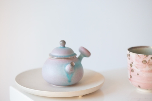 Chameleon Soda Ash Wood Fired Teapot V - Image 5