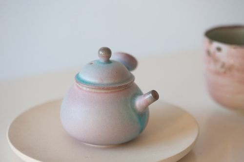 Chameleon Soda Ash Wood Fired Teapot V - Image 13