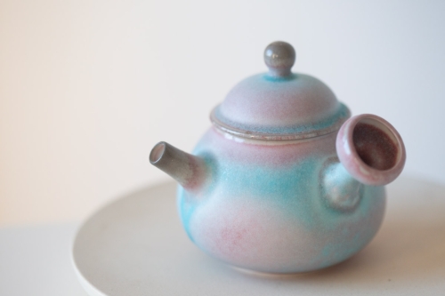 Chameleon Soda Ash Wood Fired Teapot V - Image 14