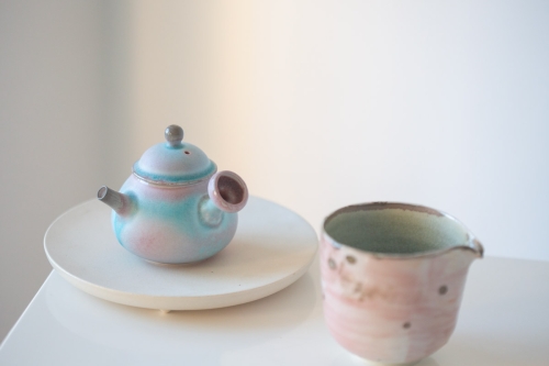 Chameleon Soda Ash Wood Fired Teapot V - Image 12