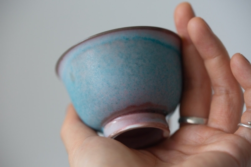 Chameleon Soda Ash Wood Fired Teacup III - Image 6