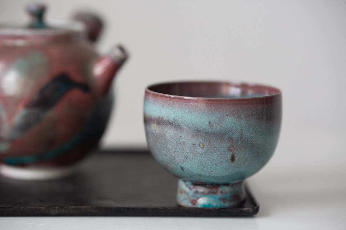 chameleon wood fired teacup IV 6 | BITTERLEAF TEAS