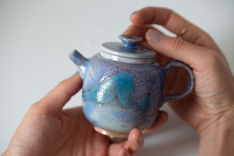 chameleon wood fired teapot V 16 | BITTERLEAF TEAS