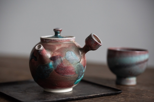 chameleon wood fired teapot VII 1 | BITTERLEAF TEAS