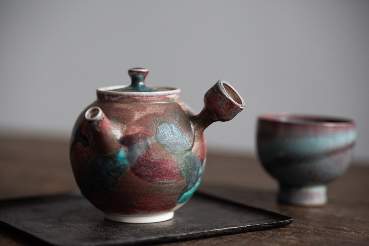 chameleon wood fired teapot VII 1 | BITTERLEAF TEAS