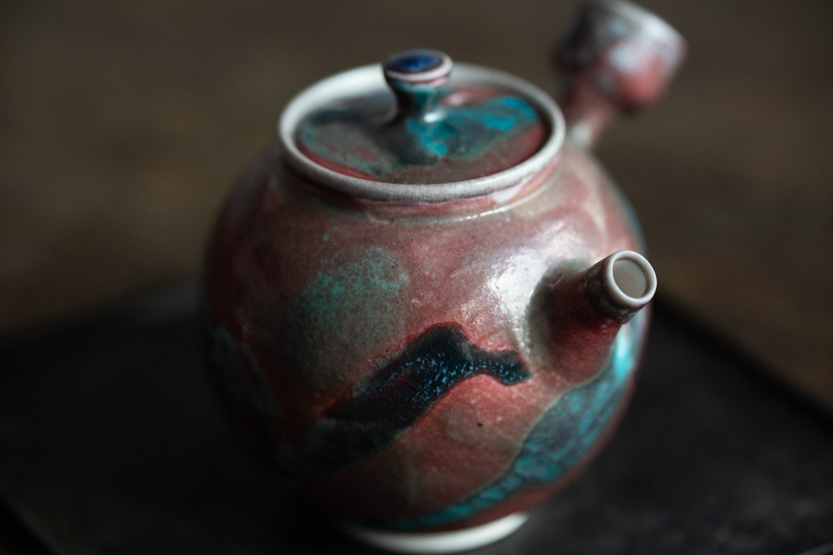 chameleon wood fired teapot VII 2 | BITTERLEAF TEAS