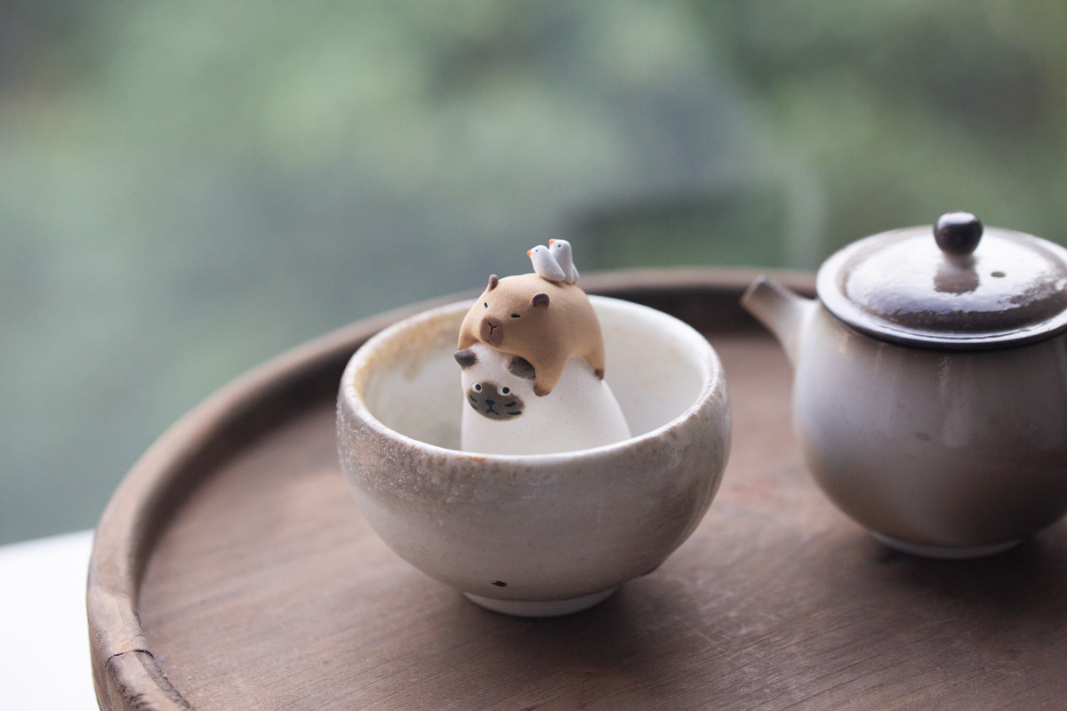 capybara tea meowster tea pet 1 | BITTERLEAF TEAS