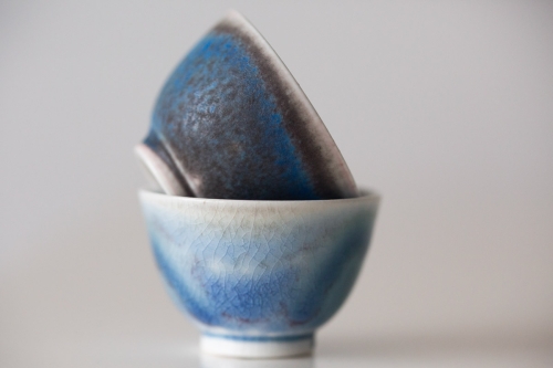 Chameleon Soda Ash Wood Fired Mini Teacup V - Image 6