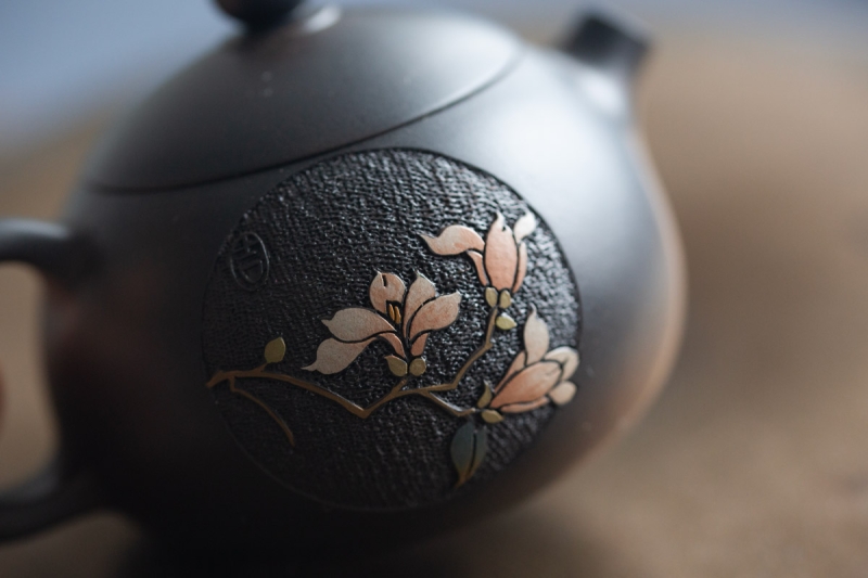 natural habitat jianshui zitao teapot magnolia 5 4 | BITTERLEAF TEAS