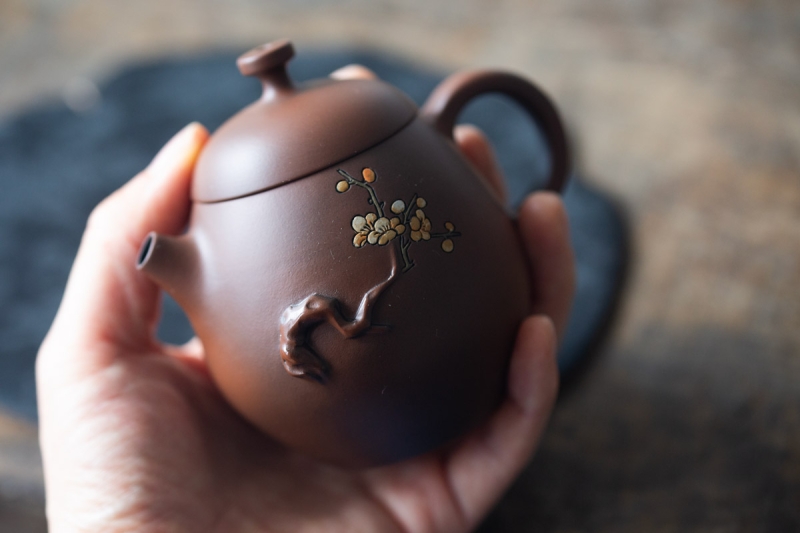 natural habitat jianshui zitao teapot plum 2 5 | BITTERLEAF TEAS